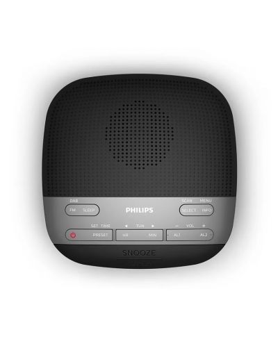 Radio zvučnik sa satom Philips - TAR3505/12, crni/srebrnast - 3