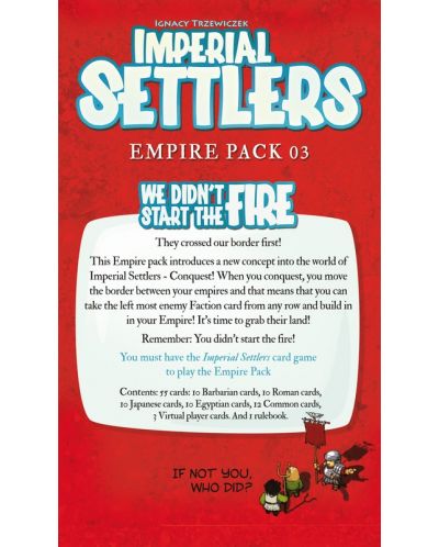 Proširenje za igru s kartama Imperial Settlers - We Didn't Start The Fire - 2
