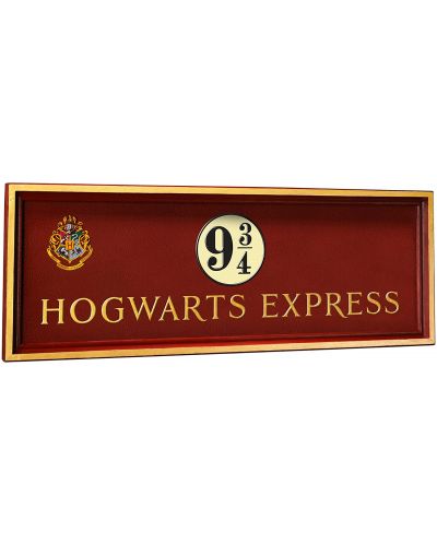 Replika The Noble Collection Movies: Harry Potter - Hogwarts Express 9 3/4 Sign, 58 cm - 1