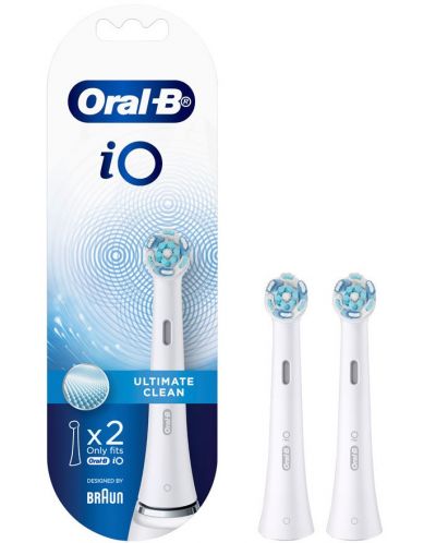 Zamjenske glave Oral-B - iO Ultimate Clean, 2 komada, bijele - 2