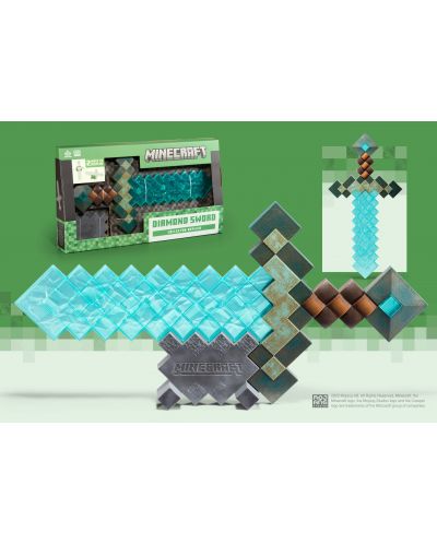Replika The Noble Collection Games: Minecraft - Diamond Sword - 5