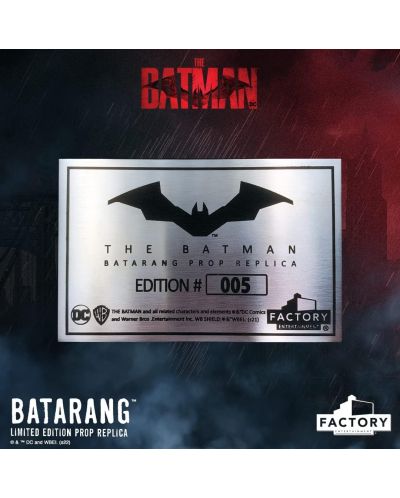Replika Factory DC Comics: Batman - Batarang (Limited Edition), 36 cm - 7