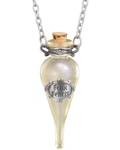 Replika The Noble Collection Movies: Harry Potter - Felix Felicis Pendant and Display - 2