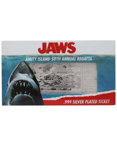Replika FaNaTtik Movies: Jaws - Annual Regatta Ticket (Silver Plated) (Limited Edition) - 4