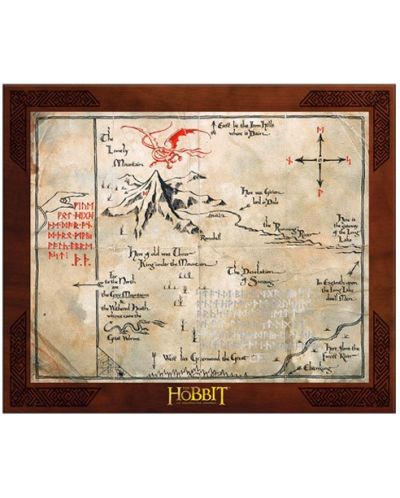 Replika The Noble Collection Movies: The Hobbit - Map of Thorin Oakenshield - 1