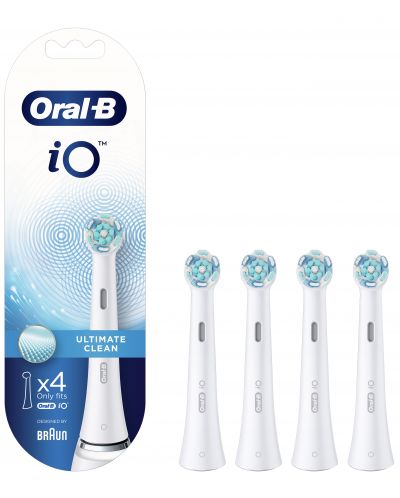 Zamjenske glave Oral-B - iO Ultimate Clean, 4 komada, bijele - 2