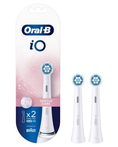 Zamjenske glave Oral-B - iO Gentle Care, 2 komada, bijele - 1