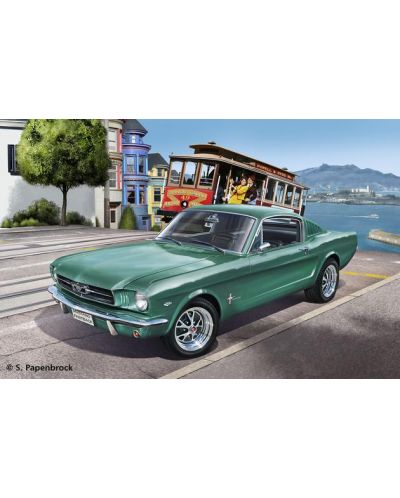 Sastavljeni model automobila Revell - 1965 Ford Mustang 2+2 Fastback (07065) - 2