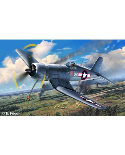 Sastavljivi model vojnog zrakoplova Revell - Vought F4U-1D CORSAIR (03983) - 3