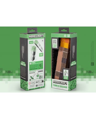 Replika The Noble Collection Games: Minecraft - Illuminating Torch - 4