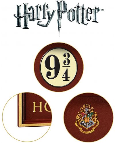 Replika The Noble Collection Movies: Harry Potter - Hogwarts Express 9 3/4 Sign, 58 cm - 3