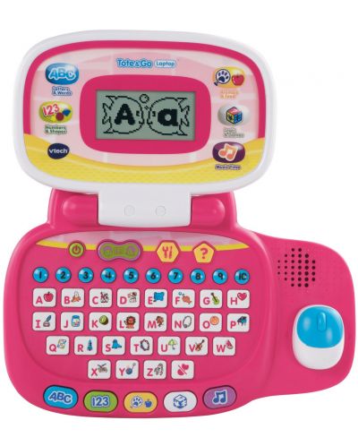 Interaktivna igračka Vtech - Laptop, roza - 1