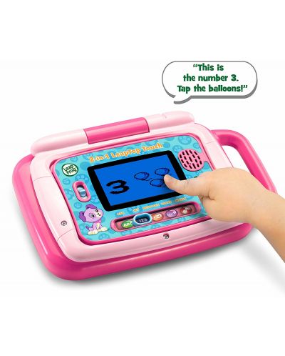 Edukativna igračka Vtech - Laptop 2 u 1, ružičasti - 4