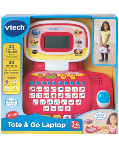Interaktivna igračka Vtech - Laptop, roza - 4