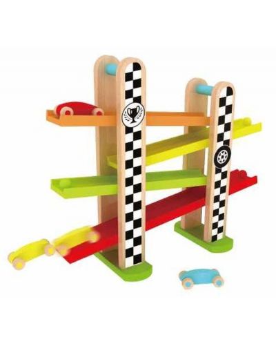 Drvena igračka za djecu Classic World – Trkaća staza - 1