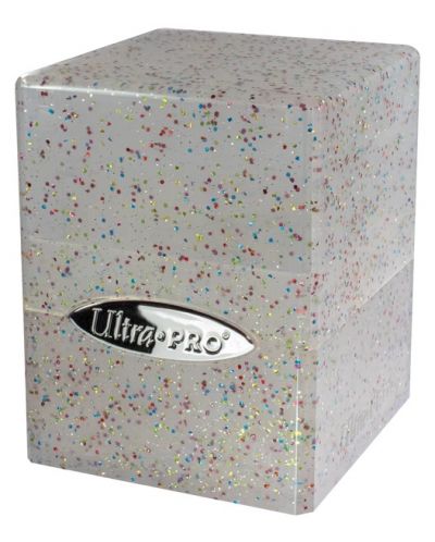 Kutija za kartice Ultra Pro Satin Cube - Glitter Crystal (100+ kom.) - 1