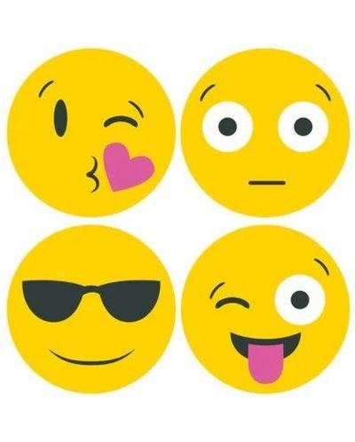 Samoljepivi listići Post-it - Emojis, 4 dizajna emotikona, 60 listova - 2