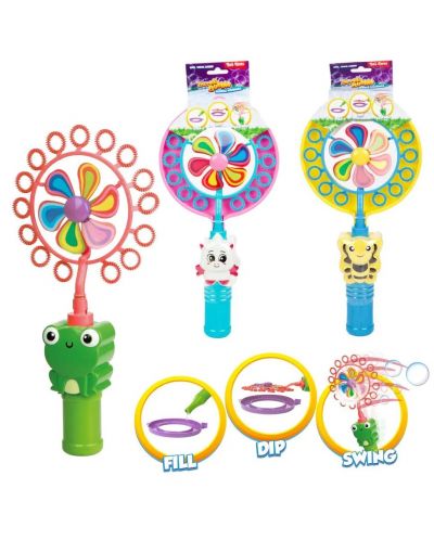 Vrtuljak za mjehurići od sapunice Toi Toys - Incredi Bubble, asortiman - 1