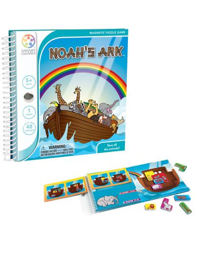 Magnetna igra Smart Games - Noah's Ark, putno izdanje - 3