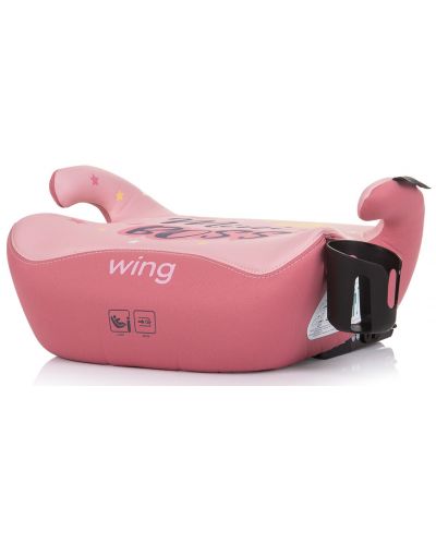 Sjedalo za auto Chipolino - Wing, i-Size, IsoFix, 125-150 cm, Pink - 2