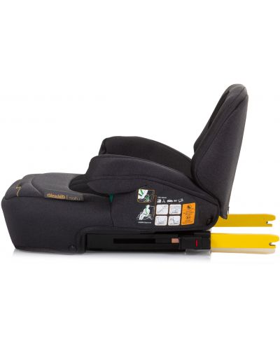 Sjedalo za auto Chipolino - Safy, IsoFix, i-Size, 125-150 cm, Obsidian - 4