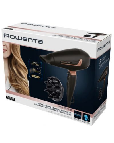 Fen za kosu Rowenta - Pro Expert CV8830F0, 2200W, 3 stupnja, crni - 3