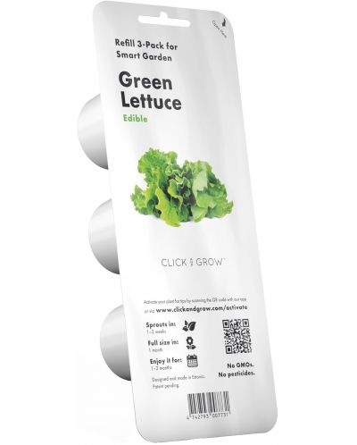 Sjeme Click and Grow - Zelena salata, 3 punjenja - 1