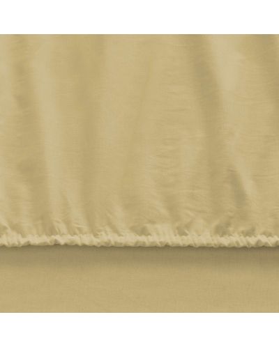 Set plahte s gumicom i jastučnice TAC - 100% pamuk P, za 100 x 200 cm, žuta - 3