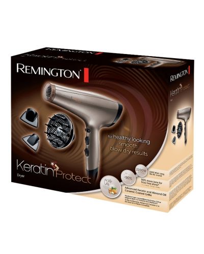Fen za kosu Remington - AC8002 Keratin Protect, 2200W, 3 stupnja, zlatni - 2