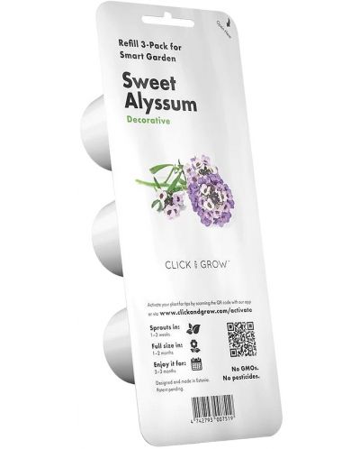 Sjeme Click and Grow - Slatki Alyssum, 3 punjenja - 1