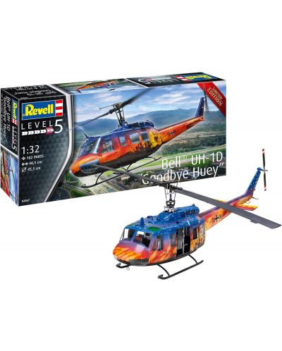 Model za sastavljanje Revell Suvremeni: Helikopteri - Bell UH-1D Goodbye Huey - 4