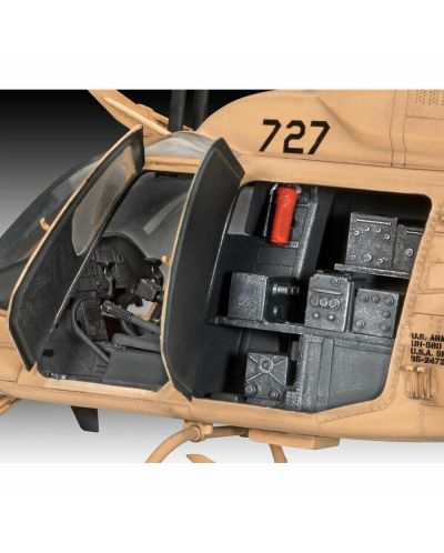 Model za sastavljanje Revell Vojni: Helikopteri - OH-58 Kiowa - 3