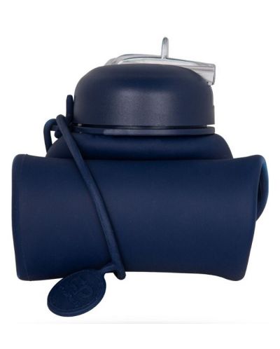 Sklopiva silikonska boca Cool Pack Pump - Rpet Blue, 600 ml - 2