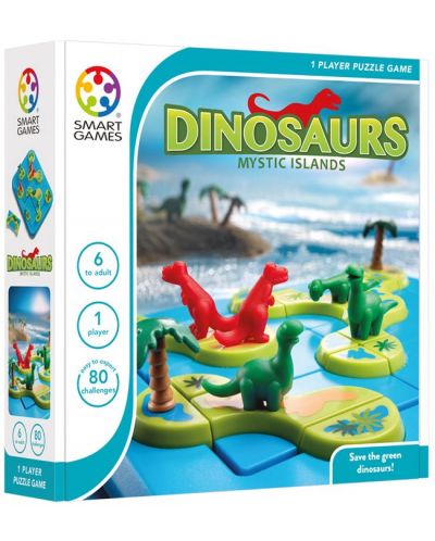 Dječja logička igra Smart Games Originals Kids Adults - Mistični otoci dinosaura - 1