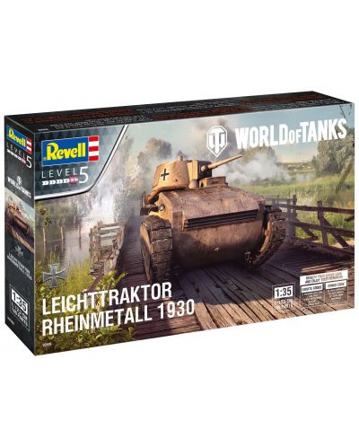 Sastavljivi model Revell Vojni: Tenkovi - Leichttraktor Rheinmetall 1930 - 8