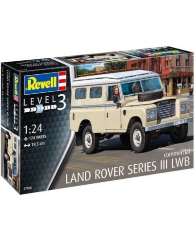 Sastavljivi model Revell Suvremeni: Automobili - Land Rover Series III LWB - 2