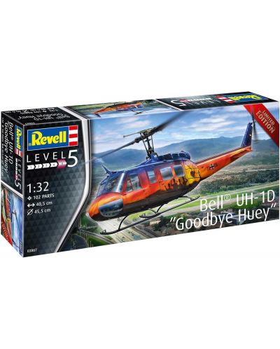 Model za sastavljanje Revell Suvremeni: Helikopteri - Bell UH-1D Goodbye Huey - 2