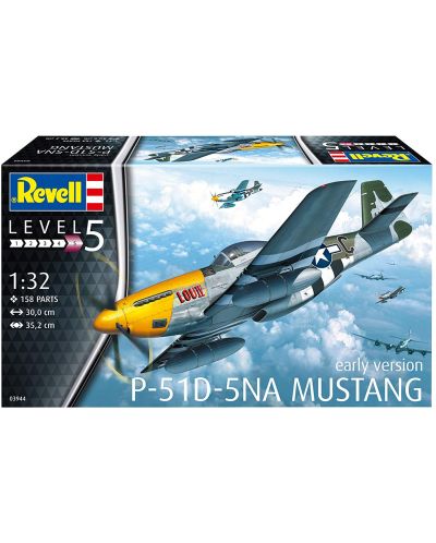 Model za sastavljanje Revell Vojni: Zrakoplovi - Mustang P-51D rana verzija - 6