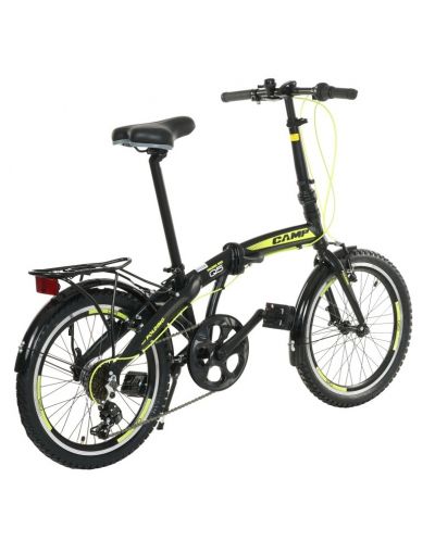 Sklopivi gradski bicikl CAMP - Q10, 20", crno/žuti - 5