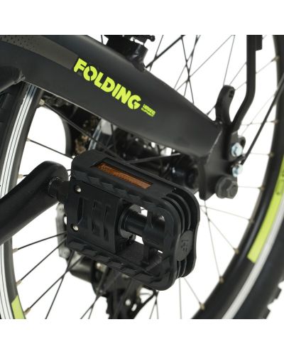 Sklopivi gradski bicikl CAMP - Q10, 20", crno/žuti - 7