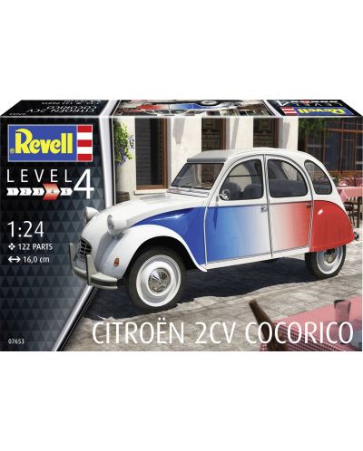 Modeli za sastavljanje Revell Suvremeni: Automobili - Citroën 2CV COCORICO - 2
