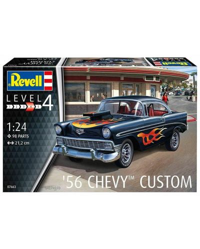 Modeli za sastavljanje Revell Suvremeni: Automobili - 1956 Chevy Custom - 2
