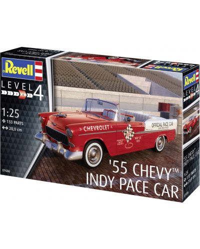 Modeli za sastavljanje Revell Suvremeni: Automobili - 1955 Chevy Indy - 2