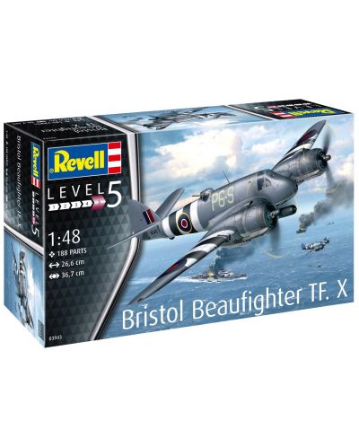 Model za sastavljanje Revell Vojni: Zrakoplovi - Bristol Beaufighter TF.X - 2
