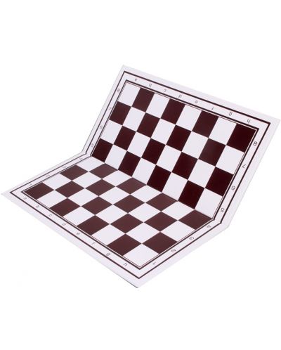 Sklopiva daska za šah i damu Sunrise - White/brown - 1