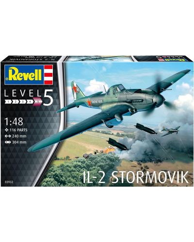 Model za sastavljanje Revell Vojni: Zrakoplovi - Il-2 Sturmovik - 2