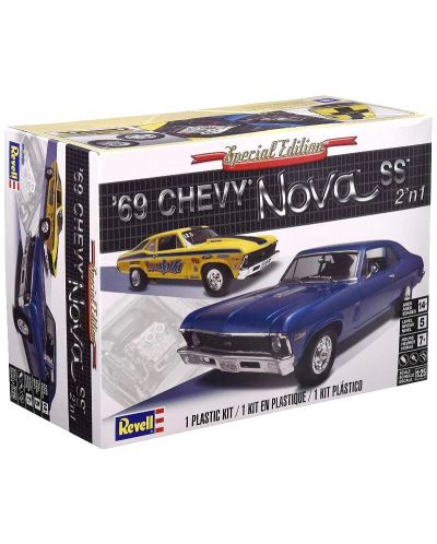 Modeli za sastavljanje Revell Suvremeni: Automobili - 1969 Chevy Nova SS - 2