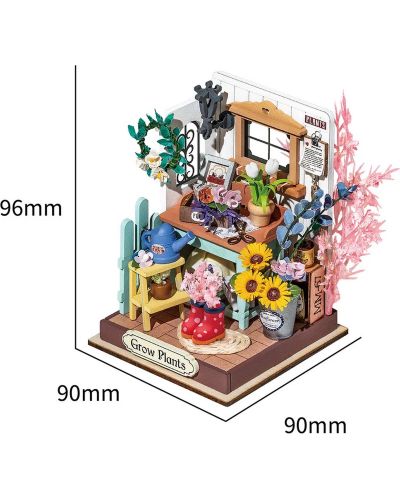 Sastavljeni model Robo Time - Vrt iz snova na balkonu - 2