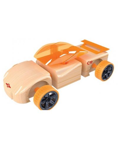 Montažni drveni auto Play Monster Automoblox - Mini C12 Cipher - 1