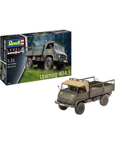 Sastavljivi model Revell Vojni: Kamioni - Unimog 404 S - 7